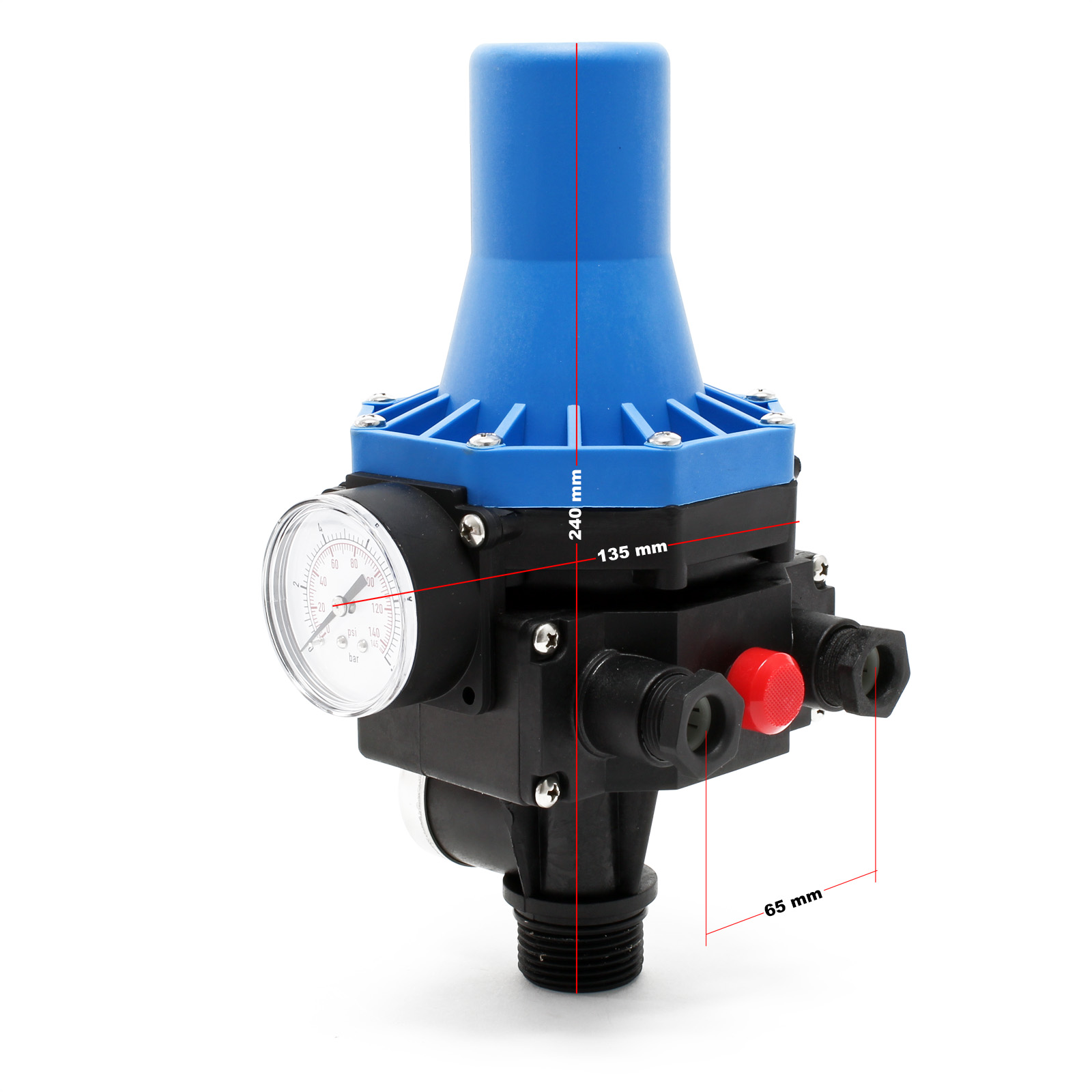 Druckschalter SKD-3 230V 1-phasig für Hauswasserwerk Brunnenpumpe