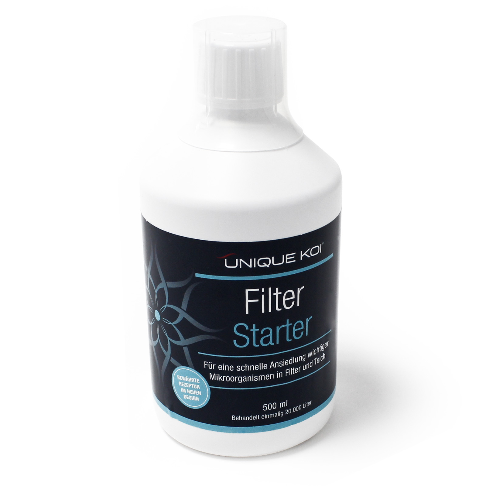 Unique Koi Filter Starter 500 ml für 20000 l Teichwasser