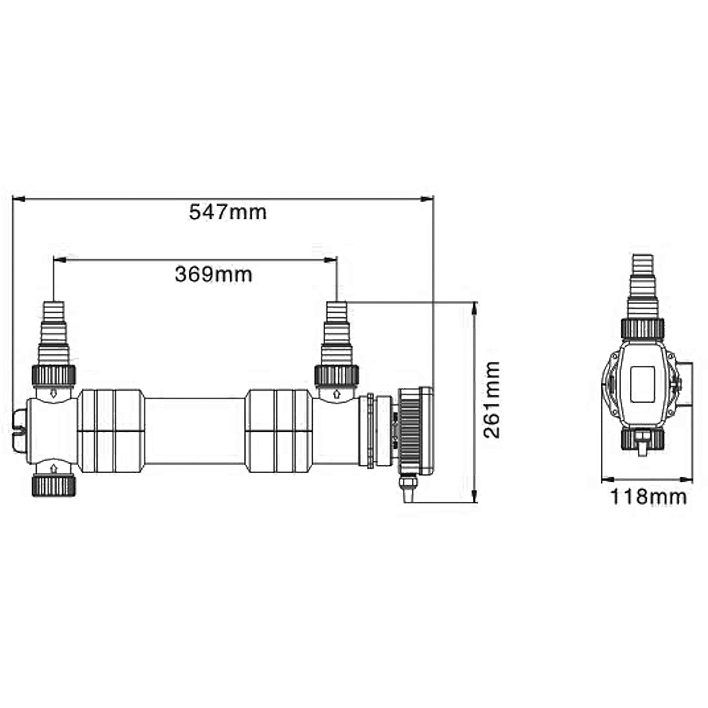 SunSun CUV-624 Teichklärer Wasserklärer Lichtfilter 24W
