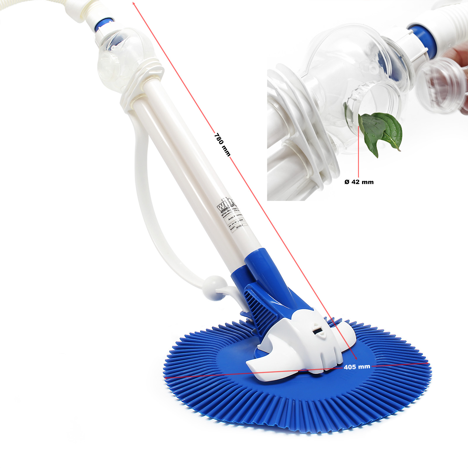 ontwikkeling Slechthorend Ontcijferen Automatic Pool Cleaning Robot with Hose up to 8 x 4 m for Various